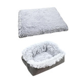 Pet Bed Mat Net Red Litter Plush Two-in-one House Sleeping