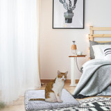 Pet Bed Mat Net Red Litter Plush Two-in-one House Sleeping