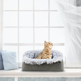 Pet Bed Mat Net Red Litter Plush Two-in-one House Sleeping