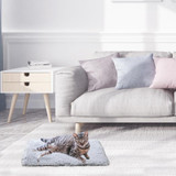 Pet Bed Mat Net Red Litter Plush Two-in-one House Sleeping