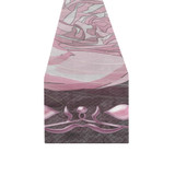 Gardenia Flora Pattern Table Runner 14x72 inch