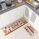 Kitchen Set Wear-Resistant Non-Slip Floor Door Mat Oil-Absorbing Anti-Fouling