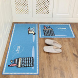 Kitchen Set Wear-Resistant Non-Slip Floor Door Mat Oil-Absorbing Anti-Fouling