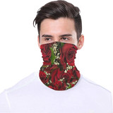 Carmine Roses Multifunctional Headwear