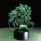 Dragon Ball Z Goku Super Saiyan 3 LED Lamp Figure Dragon Ball Z Goku Super Saiyan 3 LED Lamp Figure