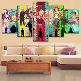 One Piece The Straw Hat Pirates In Color Canvas