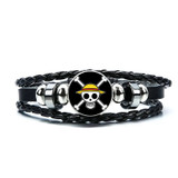 One Piece Jolly Roger Flag String Bracelet