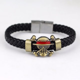 One Piece Jolly Roger Adjustable Bracelet