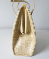 Vintage 60's Elbief Alligator Bag / Handbag