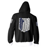 Attack On Titan Animated Survey Corps Hoodie