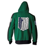 Attack On Titan Animated Survey Corps Hoodie
