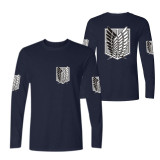 Attack on Titan Survey Corps Logo Long Sleeve T Shirt