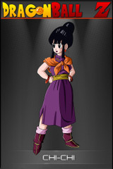 Dragon Ball Z Chi Chi Purple Uniform Cosplay Costume