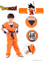Dragon Ball Z Son Goku Complete Cosplay Costume Child/Adult