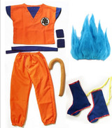 Dragon Ball Z Son Goku Complete Cosplay Costume Child/Adult