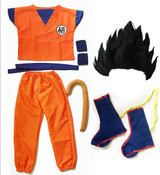 Dragon Ball Z Son Goku Complete Cosplay Costume Child/Adult