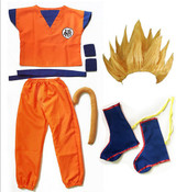 Dragon Ball Z Son Goku Complete Cosplay Costume Child/Adult