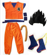 Dragon Ball Z Son Goku Complete Cosplay Costume Child/Adult