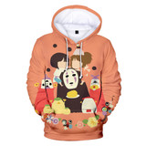 Spirited Away Characters Cartoon Hoodie