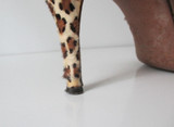 Vintage 50's 60's Leopard Springolator Heels Shoes 8