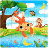 Toys for Baby Puzzle game Colorful Wooden Animal Educational Developmental Baby Kid Training Toy Educational Toy Gift