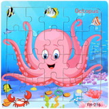 Toys for Baby Puzzle game Colorful Wooden Animal Educational Developmental Baby Kid Training Toy Educational Toy Gift