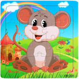 Toys for Baby Puzzle game Colorful Wooden Animal Educational Developmental Baby Kid Training Toy Educational Toy Gift