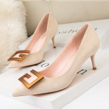 Thin Heels Pointed Toe Fashion Summer Shoes