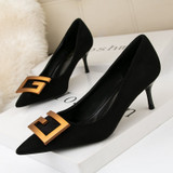 Thin Heels Pointed Toe Fashion Summer Shoes