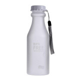 Candy Colors Unbreakable Frosted Leak-proof Plastic kettle 550mL BPA Free Portable Water Bottle for Travel Yoga Running Camping