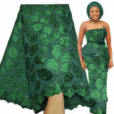 Bestway Latest 100%  Cotton Swiss Voile Lace Fabric 5 Yards 2021 High Quality Nigerian Party Wear Gown African Lace Fabric