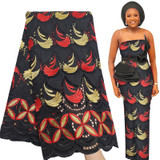 Bestway African Lace Fabric 5 Yards Voile Dry Lace Fabrics For Party