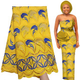 Bestway African Lace Fabric 5 Yards Voile Dry Lace Fabrics For Party