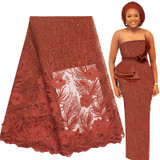 burgundy lace fabric french lace fabric  5 yards for women