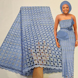 Bestway New Arrival Nigeria dress Swiss Embroidery Cotton Voile Lace Fabric