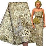 Free shipping Sequence Handcut Organza lace