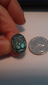 Carved Labradorite Ring