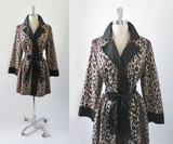 Vintage 60's Leopard Print Vanity Fair Bombshell Robe M