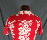 Vintage RJC Red Classic Hibiscus Print Hawaiian Shirt 47