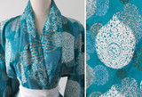 Vintage 50's 60's Hawaiian Alfred Shaheen Japanese Kimono