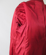 Vintage 60's Deep Red Wool Double Breasted Princess Coat Jacket