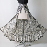 Vintage 70's Cut Away Skirted Top Hostess Dress M Vintage 70's Cut Away Skirted Top Hostess Dress M