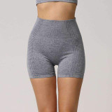 MEND Seamless VELOCITY Cropped Tee - Grey