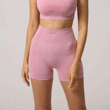 MEND Seamless VELOCITY Cropped Tee - Pink MEND Seamless VELOCITY Cropped Tee - Pink