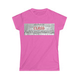 definition of CLASS Women's Softstyle Tee