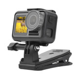 Black Portable Backpack Clip Clamp Carrying Strap Mount for DJI Osmo Pocket Action Sports Camera Accessories