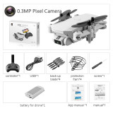 Drone 4k HD Wide Angle Camera 0.3MP/5.0MP/4K HD Cameras Mini Drone LS-MIN Dron Camera Quadcopter Height Keep Drones Toys   Gifts