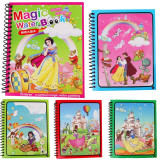 Montessori Coloring Book Doodle & Magic Pen Painting Drawing Board For Kids Toys Magic Water Drawing Book Birthday Gift