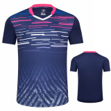 Male Female Tennis T-Shirt Shorts , Girl Badminton T-Shirts , Men Women Table Tennis TShirts , Ping Pong Shirt Clothes Sportwear