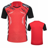 Male Female Tennis T-Shirt Shorts , Girl Badminton T-Shirts , Men Women Table Tennis TShirts , Ping Pong Shirt Clothes Sportwear